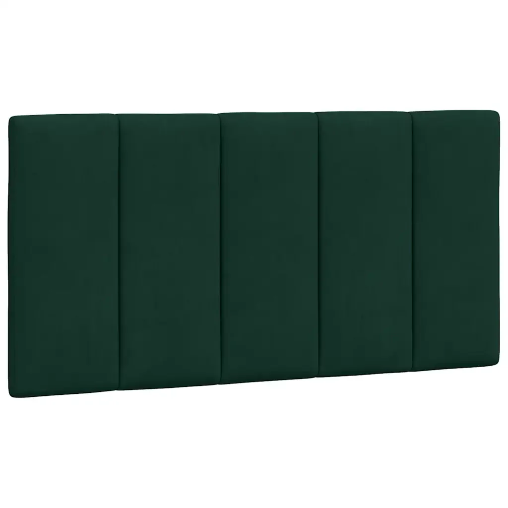 Letto singolo | Letto per adulti | Giroletto con LED senza Materasso Hanko Verde Scuro 100x200 cm in Velluto - Image 10