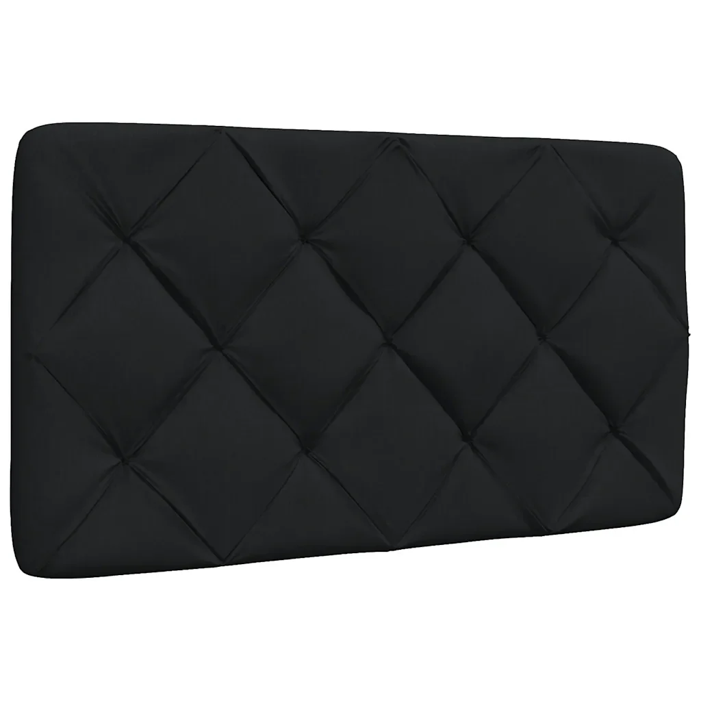 Letto singolo | Letto per adulti | Giroletto con LED senza Materasso Nero 90x190 cm in Tessuto - Image 7