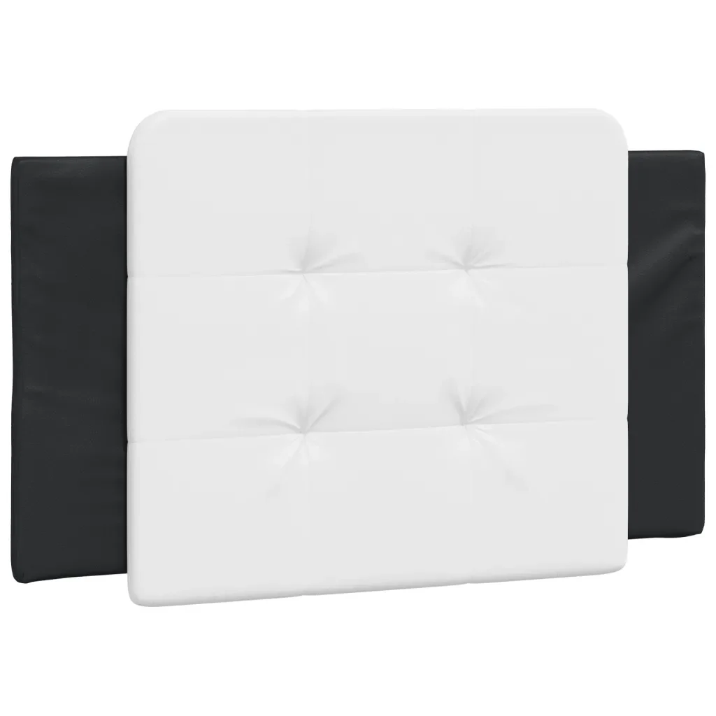 Letto singolo | Letto per adulti | Giroletto con LED senza Materasso Zadar Nero e Bianco 90x190 cm - Image 6