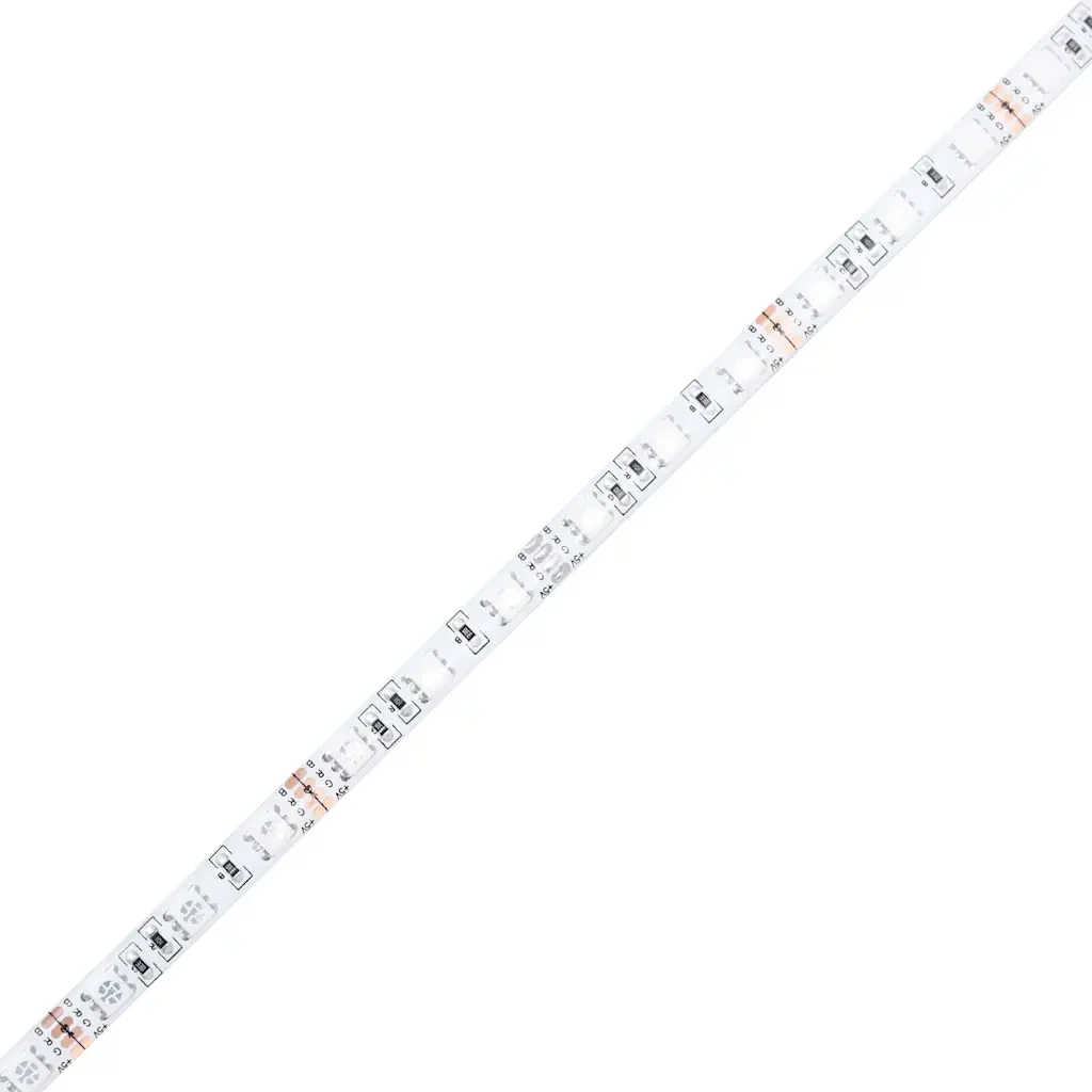 Letto singolo | Letto per adulti | Giroletto con Luci LED Bianco 90x200 cm in Legno Multistrato - Image 10