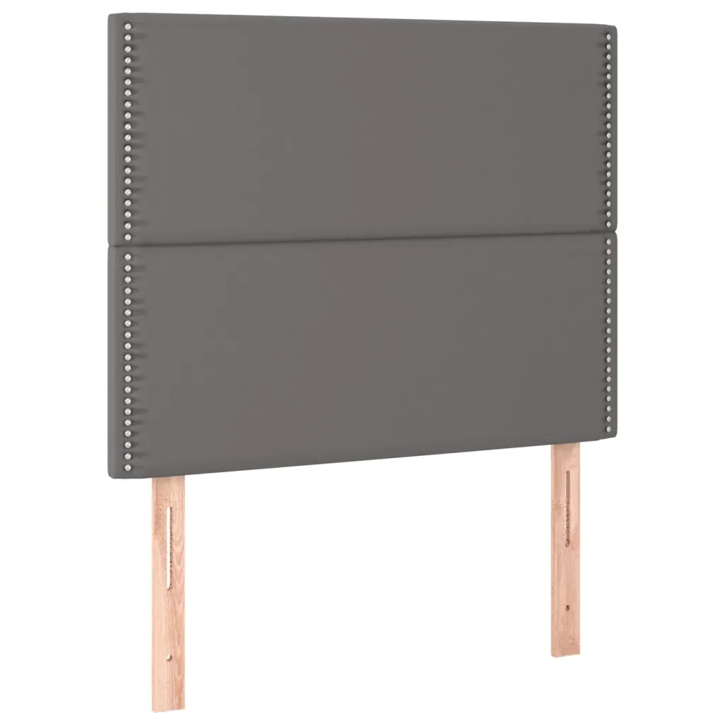 Letto singolo | Letto per adulti | Giroletto con Testiera Crema 100x200 cm in Similpelle - Image 9