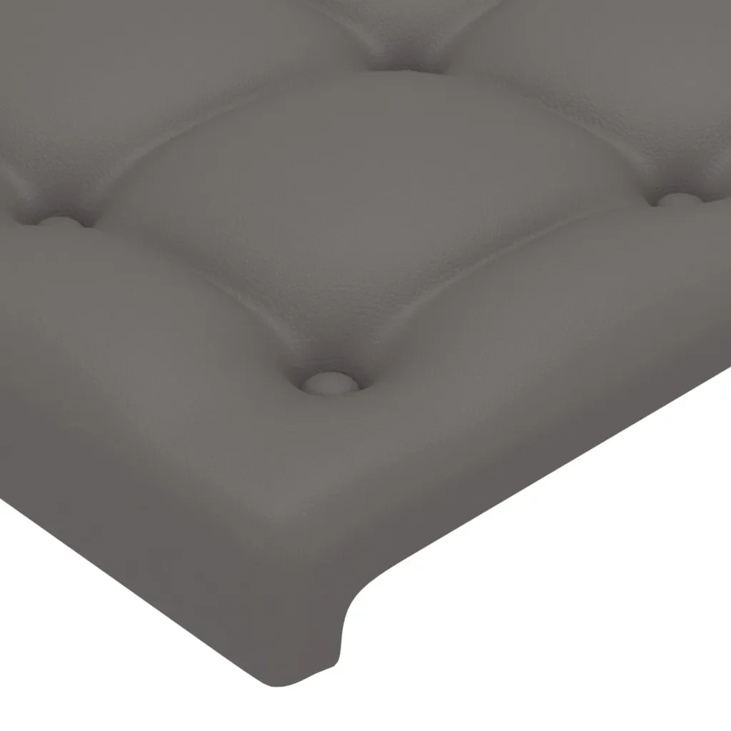 Letto singolo | Letto per adulti | Giroletto con Testiera Crema 100x200 cm in Similpelle - Image 10