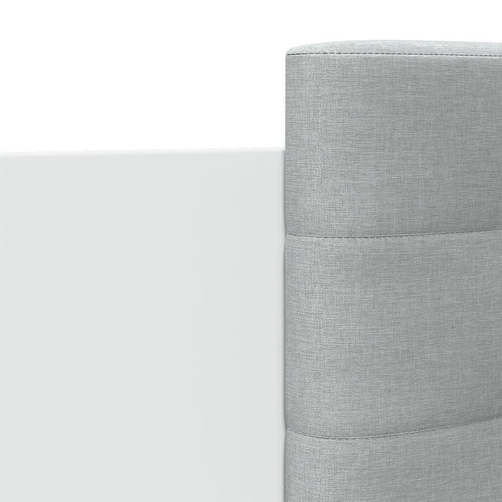Letto singolo | Letto per adulti | Giroletto con Testiera e LED Bianco 100x200 cm - Image 9