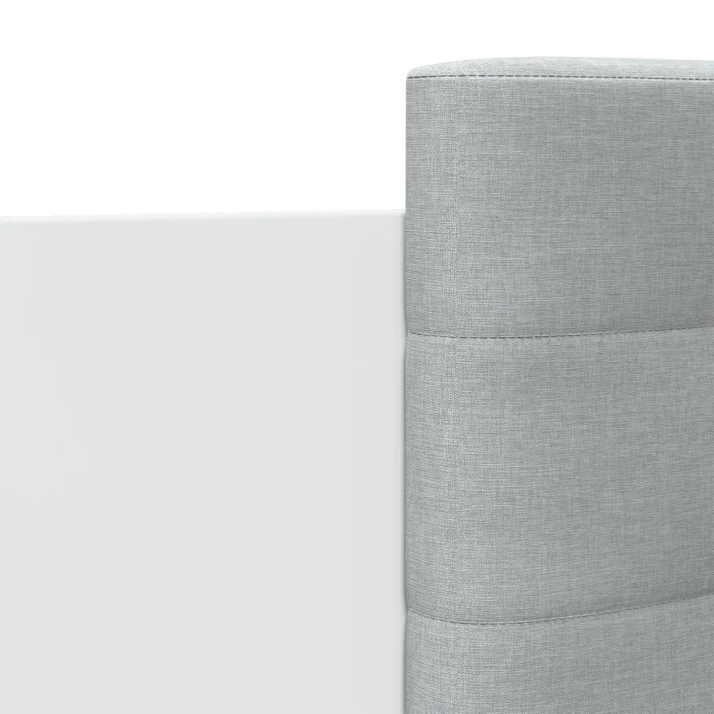 Letto singolo | Letto per adulti | Giroletto con Testiera e LED Bianco 90x200 cm - Image 9
