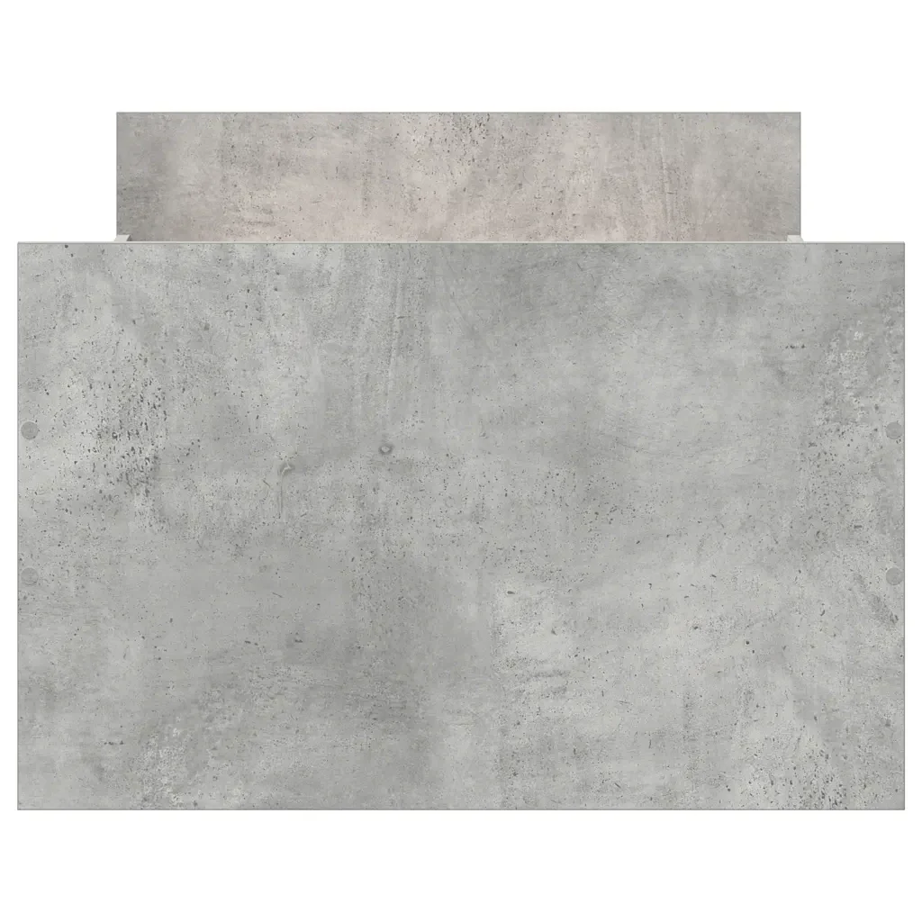 Letto singolo | Letto per adulti | Giroletto con Testiera e Pediera Grigio Cemento 100x200 cm - Image 6