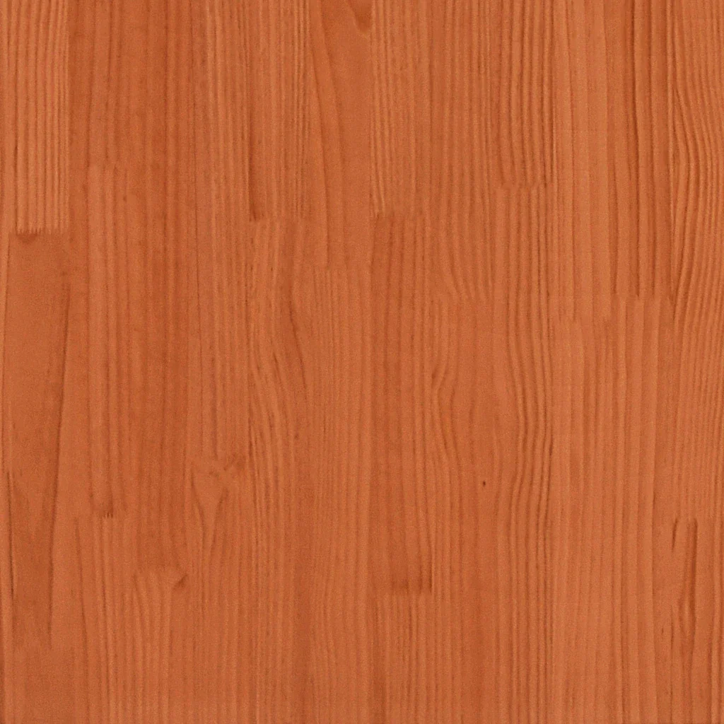 Letto singolo | Letto per adulti | Giroletto con Testiera Marrone Cera 100x200 cm Massello Pino - Image 10
