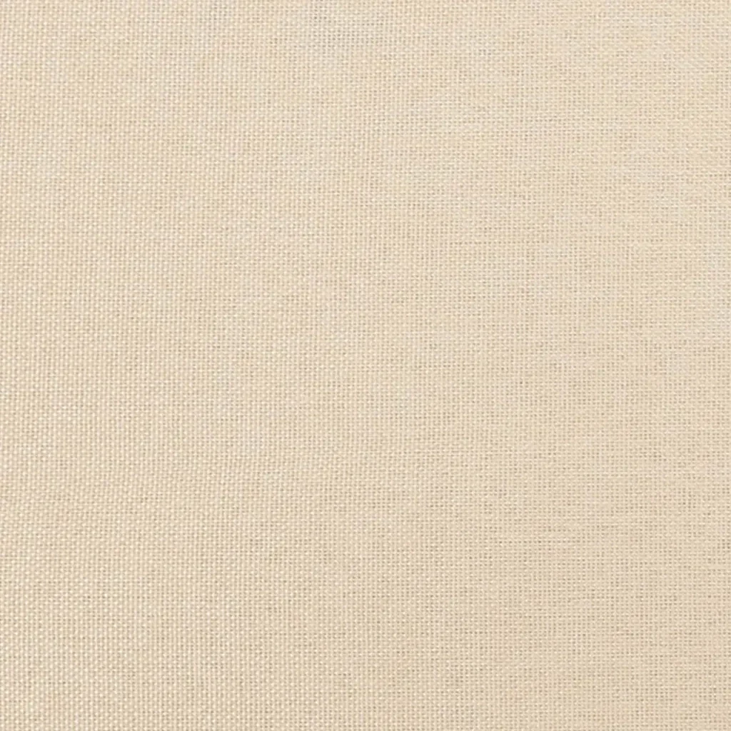 Letto singolo | Letto per adulti | Giroletto con Testiera senza Materasso Crema 90x190 cm Tessuto - Image 8