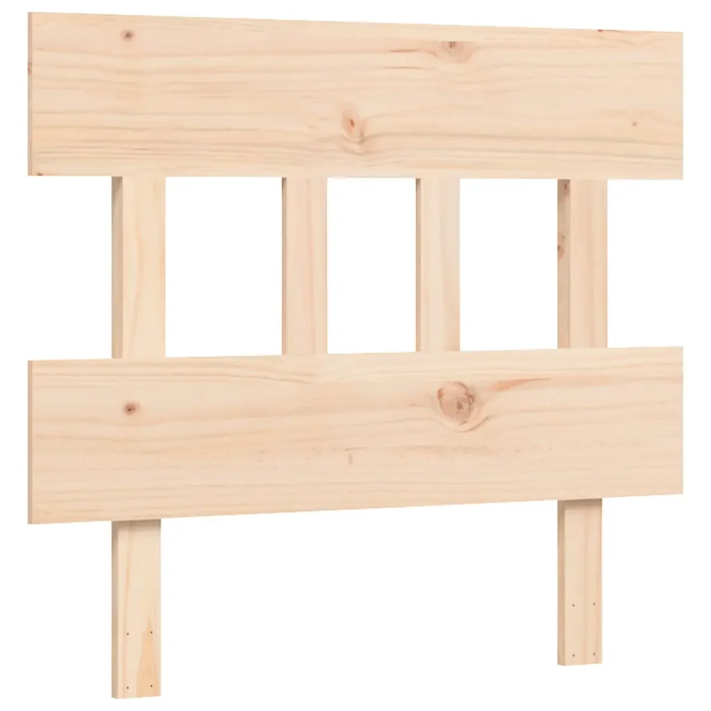 Letto singolo | Letto per adulti | Giroletto con Testiera Single in Legno Massello - Image 8