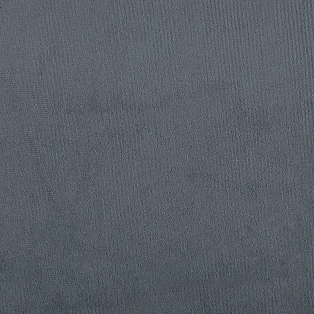 Letto singolo | Letto per adulti | Giroletto Dover Grigio Scuro 100x200 cm Velluto - Image 8