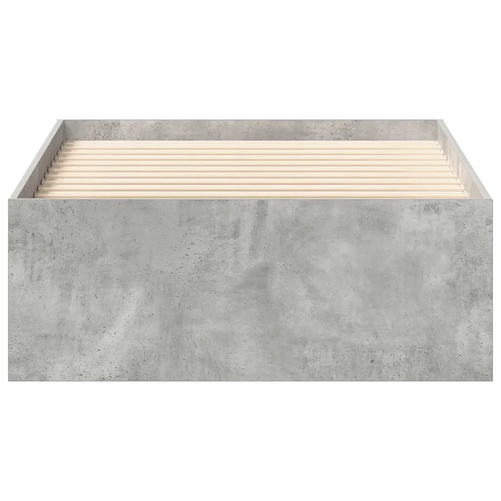 Letto singolo | Letto per adulti | Giroletto Grigio Cemento 100x200 cm - Image 5