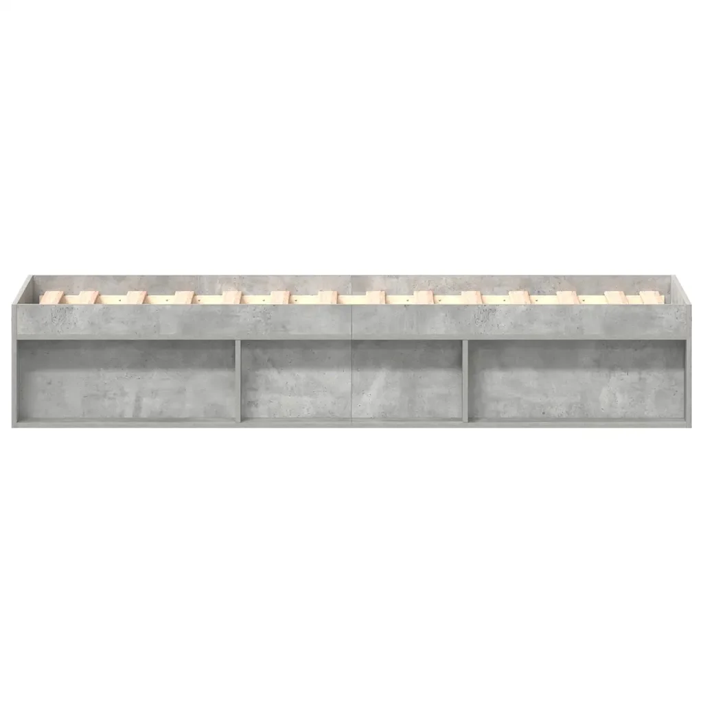 Letto singolo | Letto per adulti | Giroletto Grigio Cemento 100x200 cm - Image 6