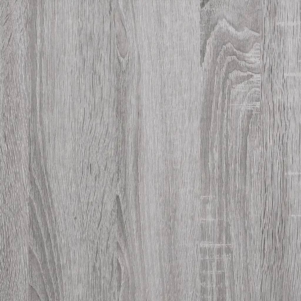 Letto singolo | Letto per adulti | Giroletto Grigio Sonoma 100x200 cm in Legno Multistrato - Image 9