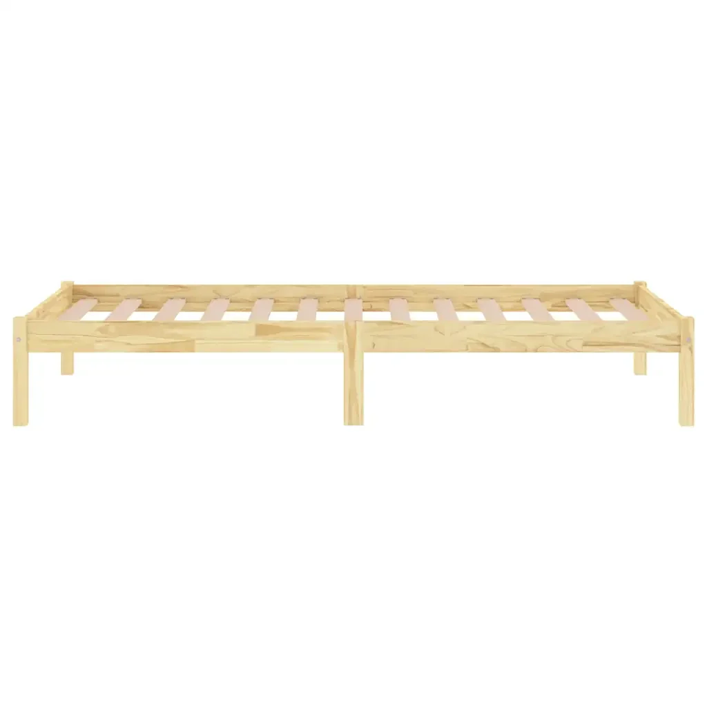 Letto singolo | Letto per adulti | Giroletto in Legno Massello 75x190 cm Small Single - Image 5