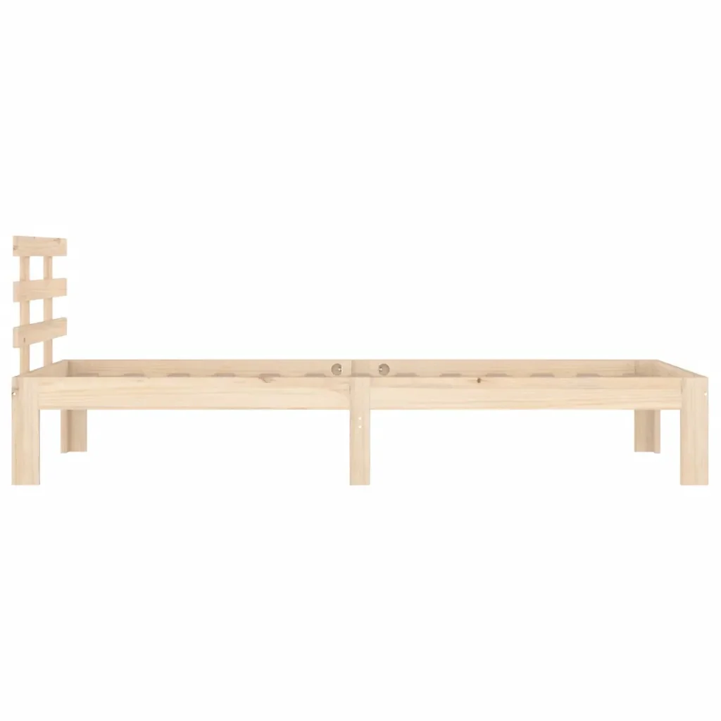 Letto singolo | Letto per adulti | Giroletto in Legno Massello 75x190 cm Small Single - Image 5