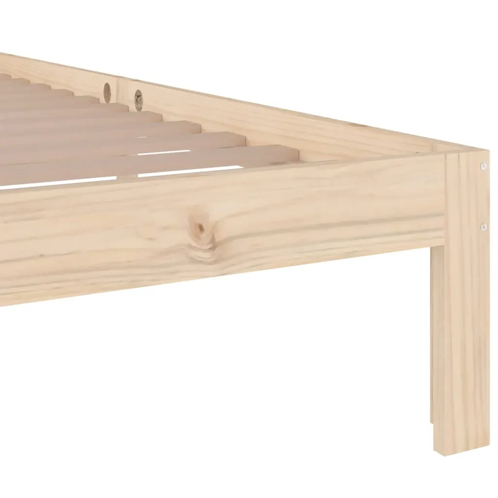 Letto singolo | Letto per adulti | Giroletto in Legno Massello 75x190 cm Small Single - Image 6