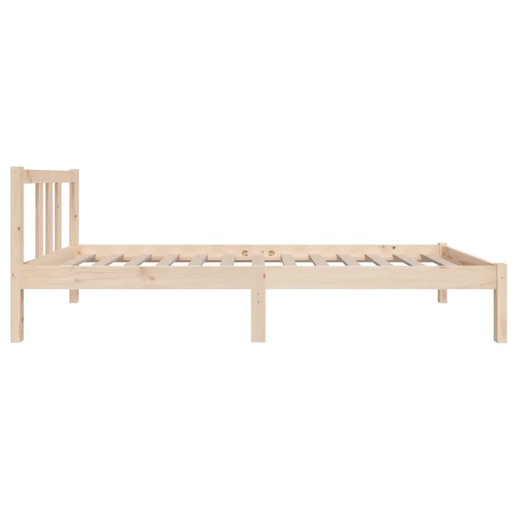 Letto singolo | Letto per adulti | Giroletto in Legno Massello 75x190 cm Small Single - Image 5