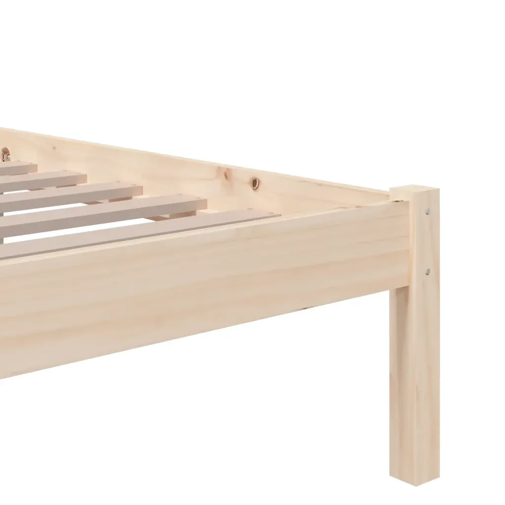 Letto singolo | Letto per adulti | Giroletto in Legno Massello 75x190 cm Small Single - Image 6