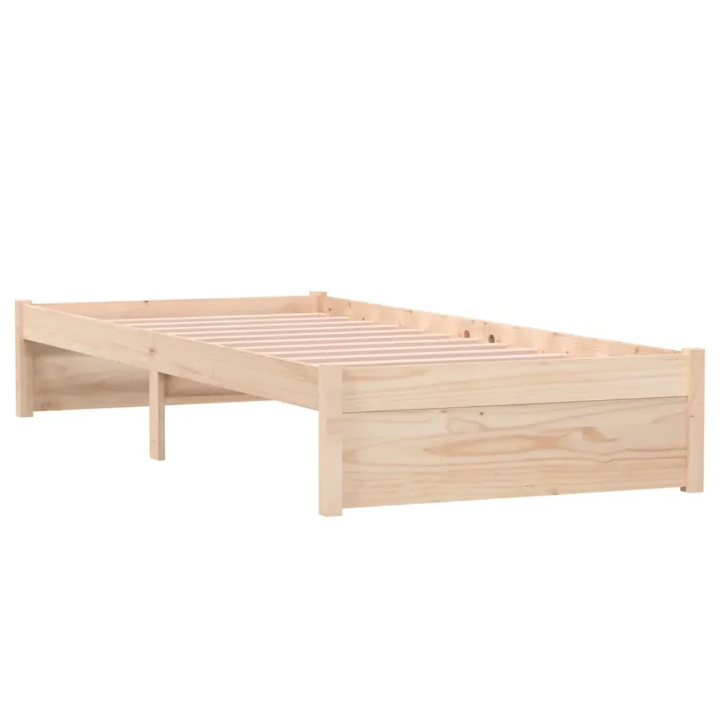 Letto singolo | Letto per adulti | Giroletto in Legno Massello 75x190 cm Small Single - Image 4