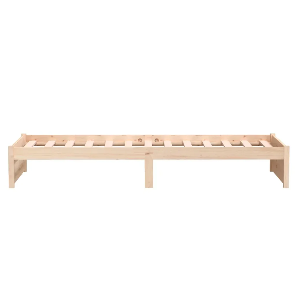 Letto singolo | Letto per adulti | Giroletto in Legno Massello 75x190 cm Small Single - Image 6
