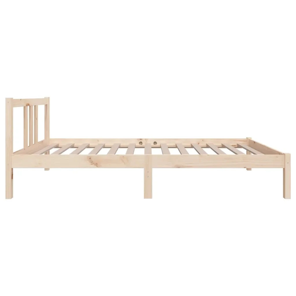 Letto singolo | Letto per adulti | Giroletto in Legno Massello 90x190 cm Single - Image 5