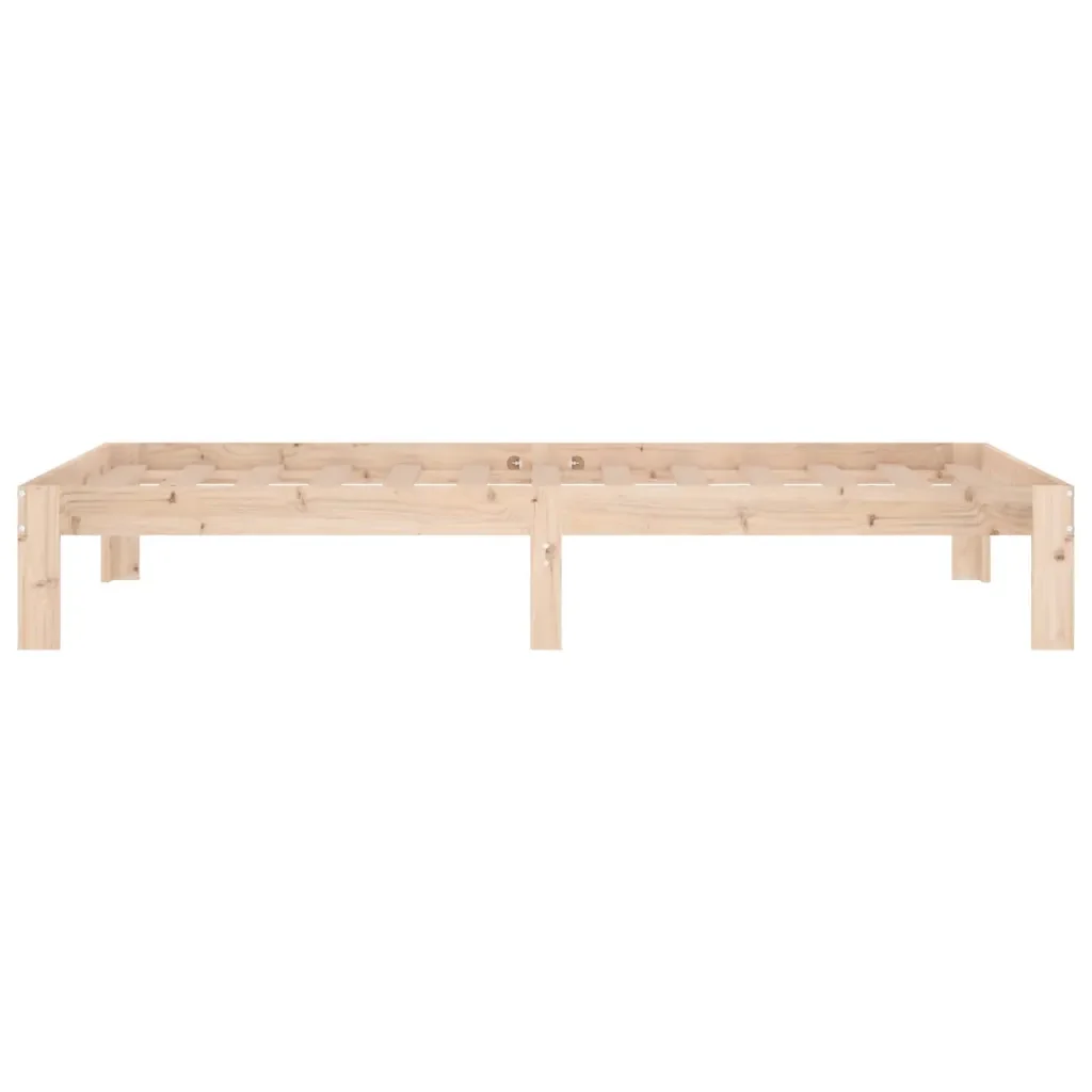 Letto singolo | Letto per adulti | Giroletto in Legno Massello 90x190 cm Single - Image 5