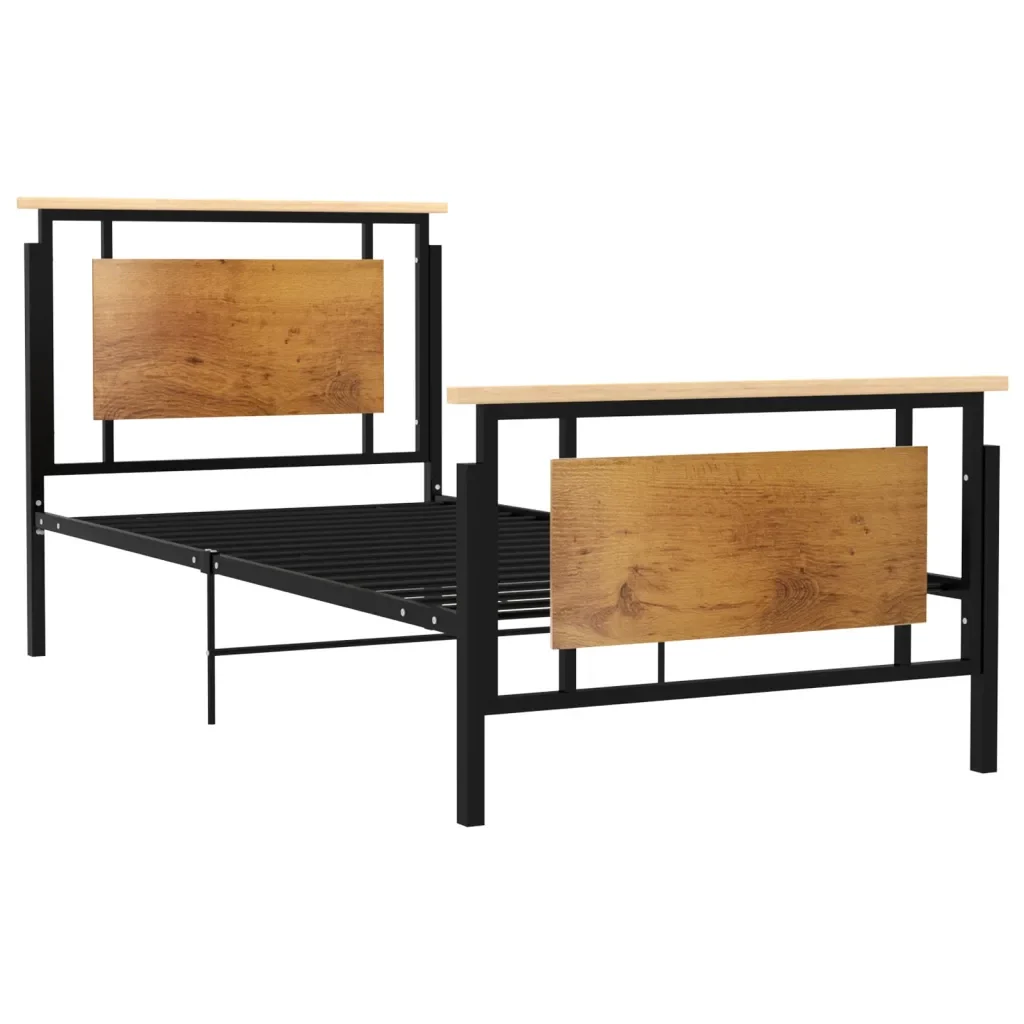 Letto singolo | Letto per adulti | Giroletto in Metallo 100x200 cm - Image 2
