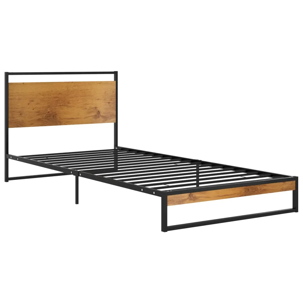 Letto singolo | Letto per adulti | Giroletto in Metallo 100x200 cm