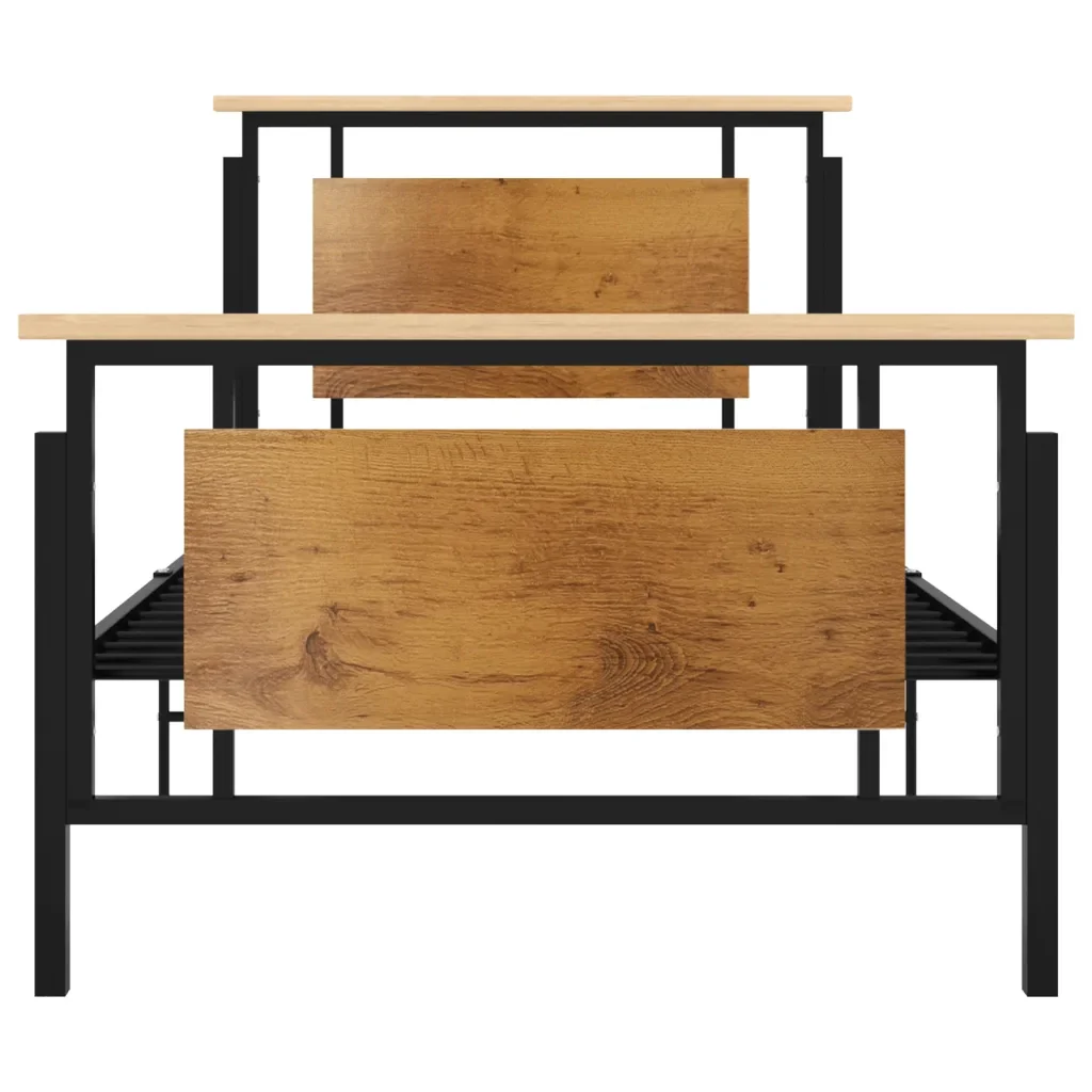 Letto singolo | Letto per adulti | Giroletto in Metallo 90x200 cm - Image 3
