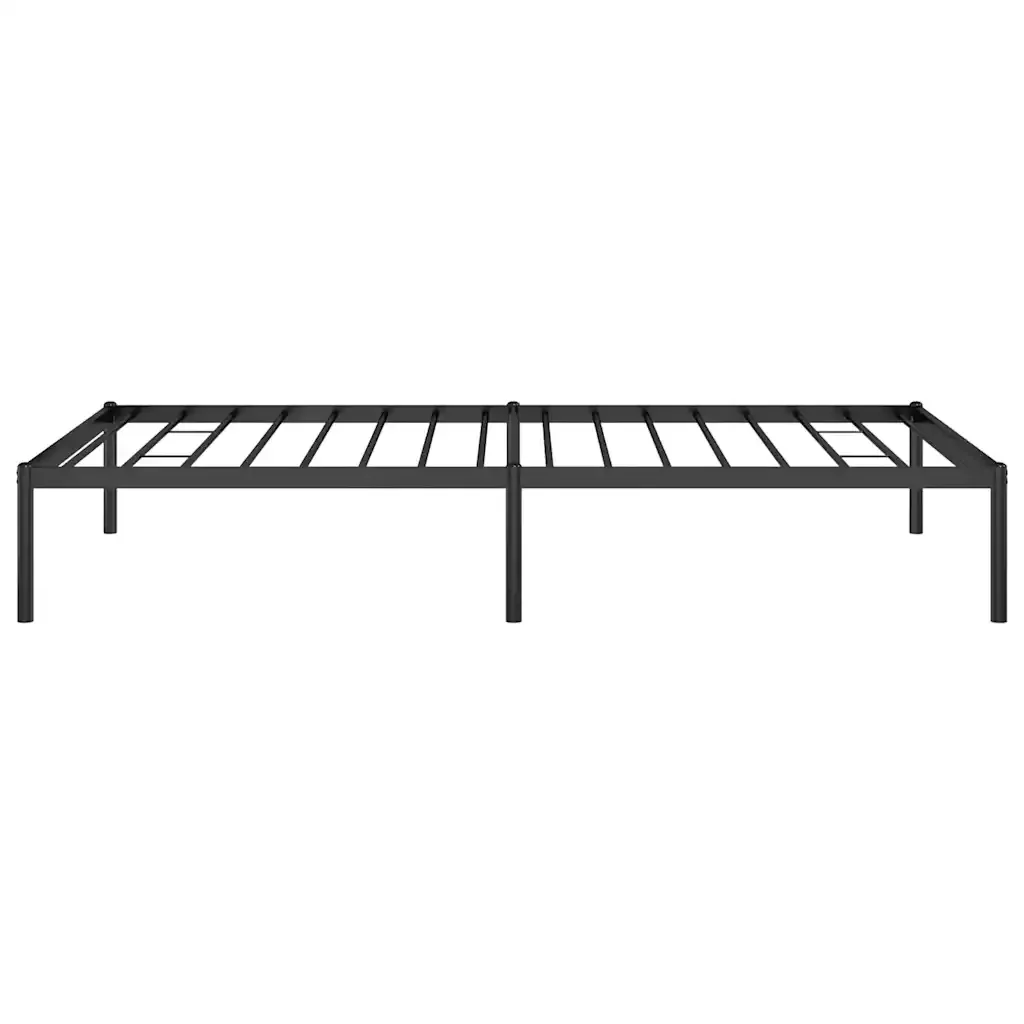 Letto singolo | Letto per adulti | Giroletto in Metallo Nero 100x190 cm - Image 7