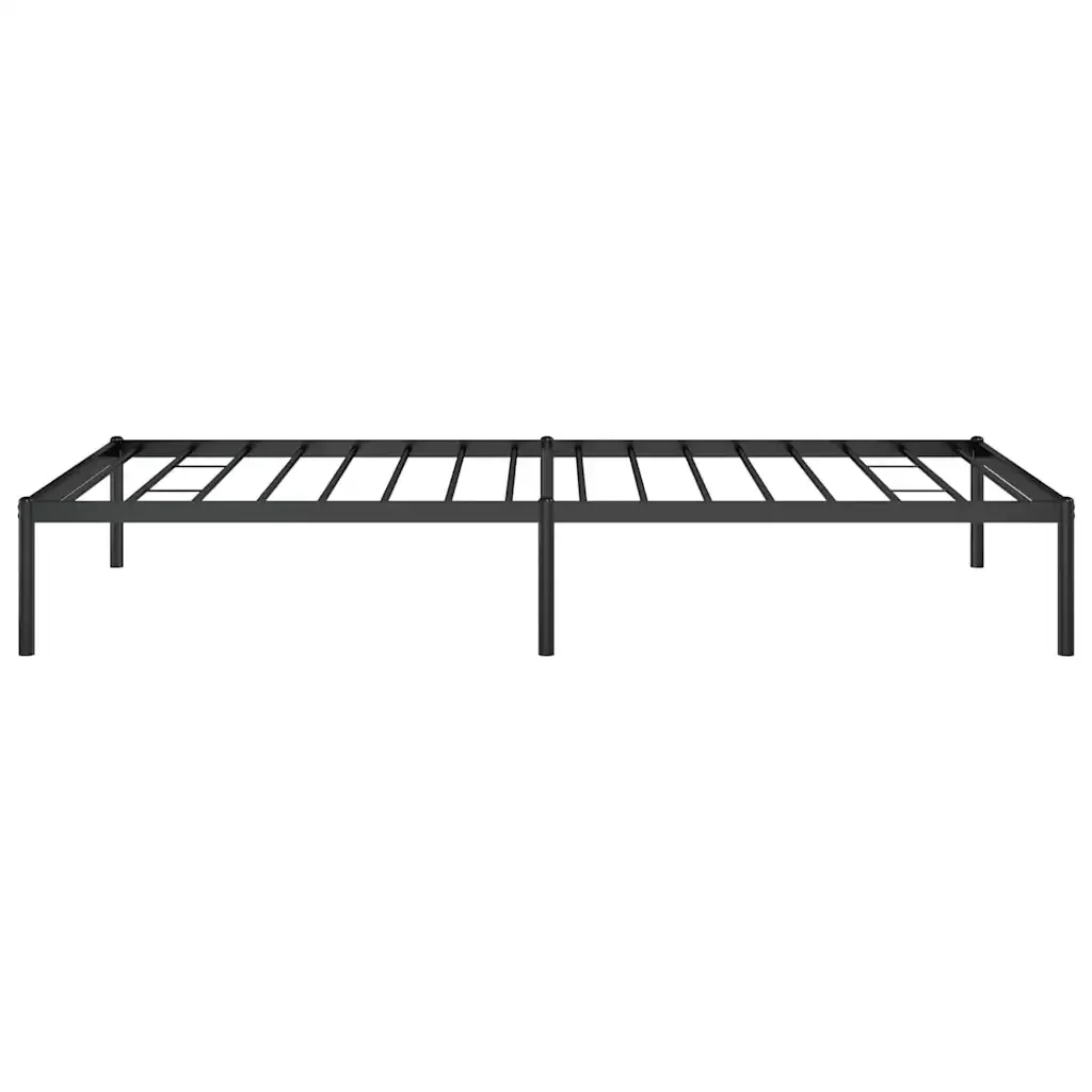 Letto singolo | Letto per adulti | Giroletto in Metallo Nero 100x200 cm - Image 7