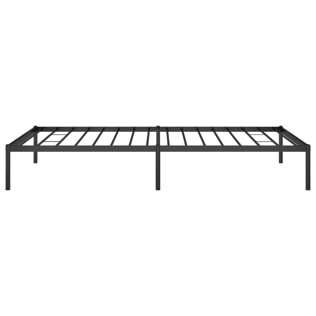 Letto singolo | Letto per adulti | Giroletto in Metallo Nero 107x203 cm - Image 6