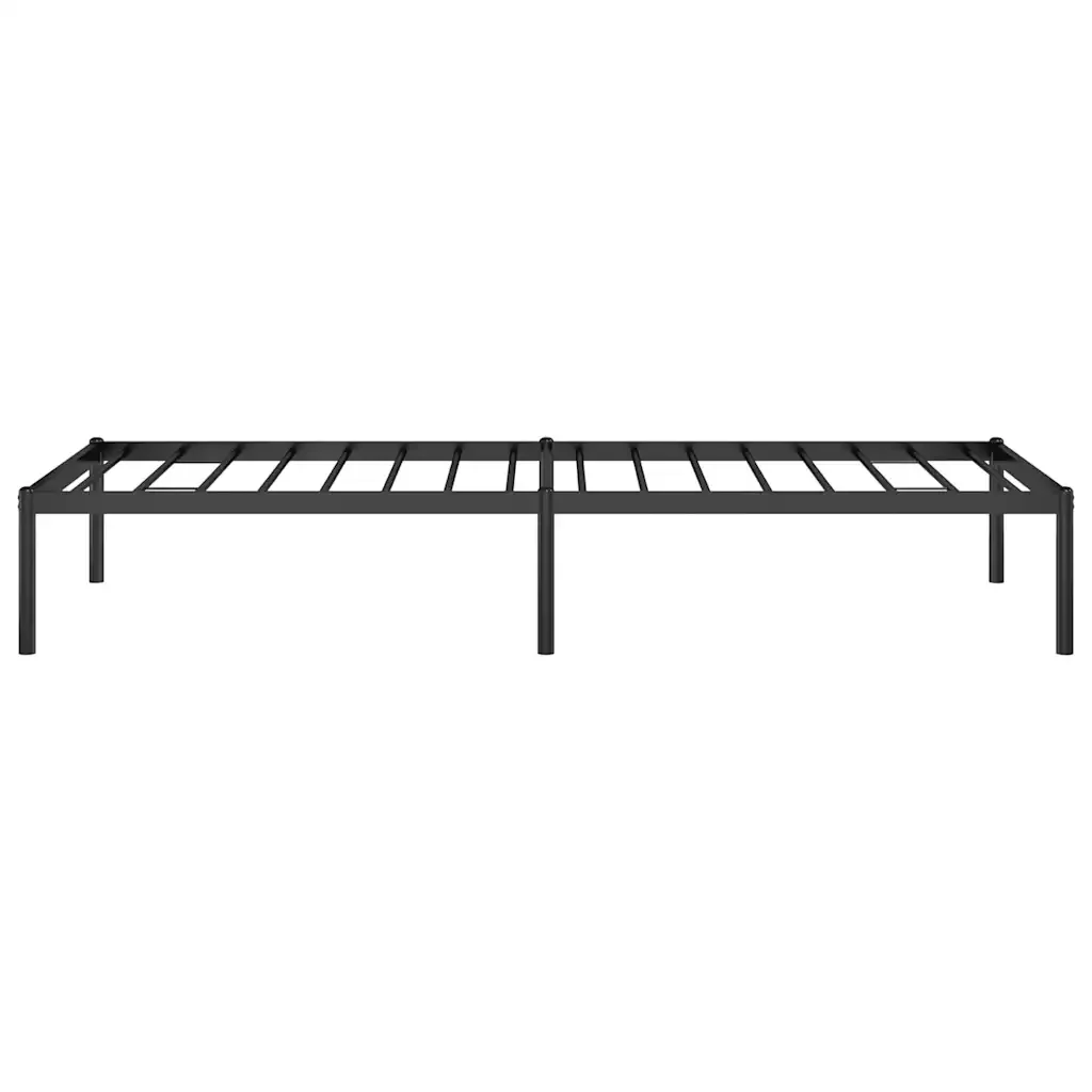 Letto singolo | Letto per adulti | Giroletto in Metallo Nero 75x190 cm - Image 6