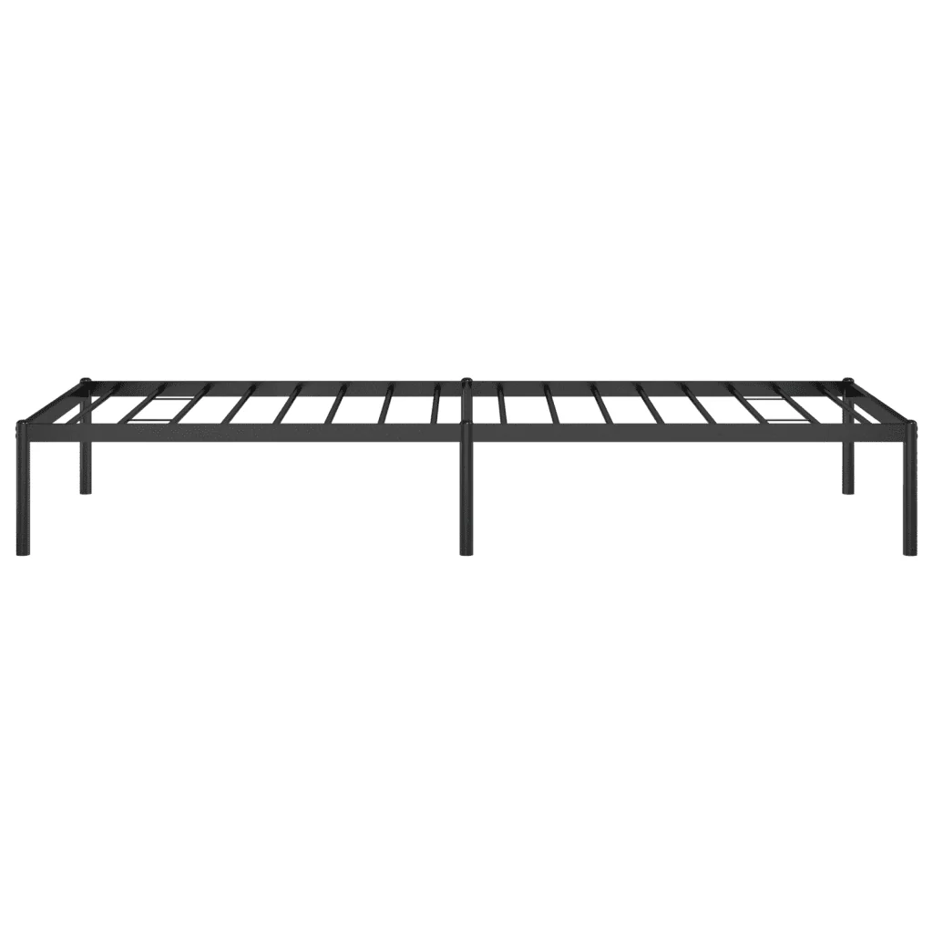 Letto singolo | Letto per adulti | Giroletto in Metallo Nero 80x200 cm - Image 6