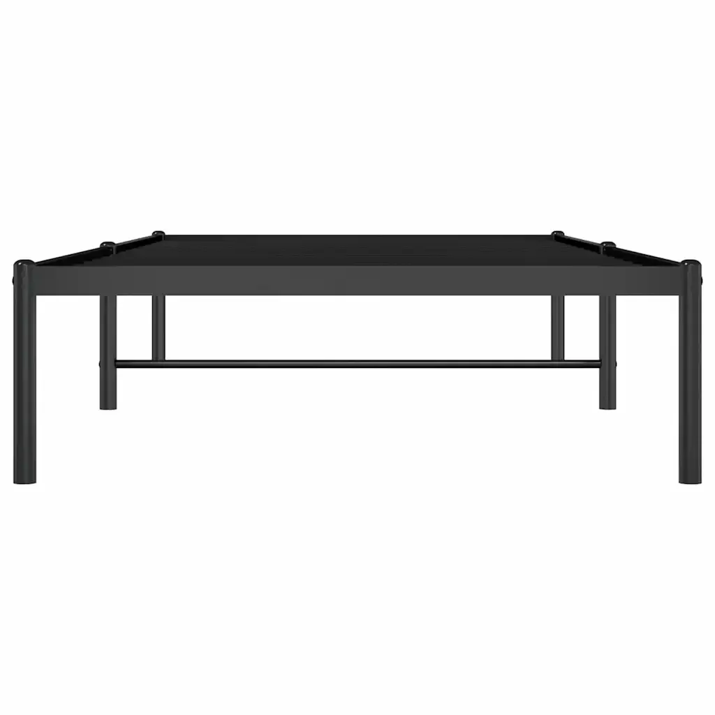 Letto singolo | Letto per adulti | Giroletto in Metallo Nero 90x190 cm - Image 5