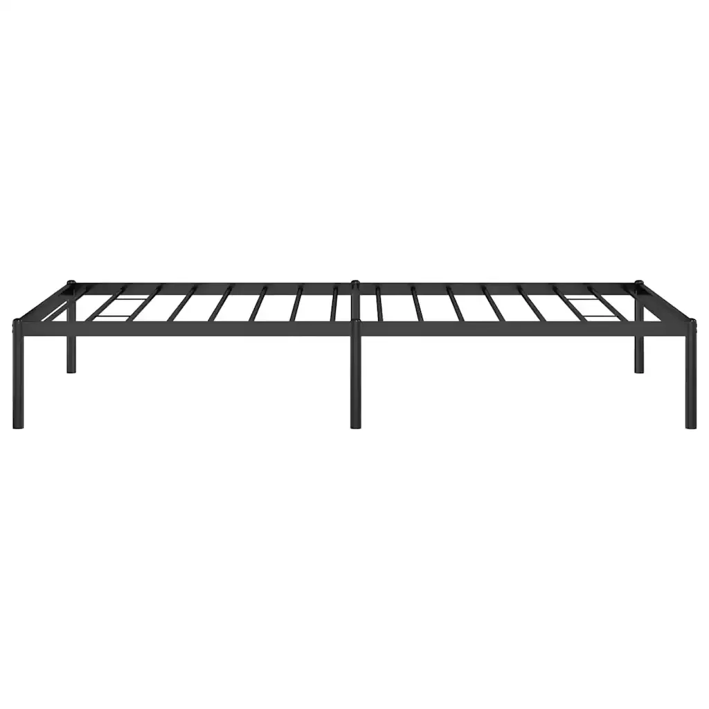 Letto singolo | Letto per adulti | Giroletto in Metallo Nero 90x190 cm - Image 6