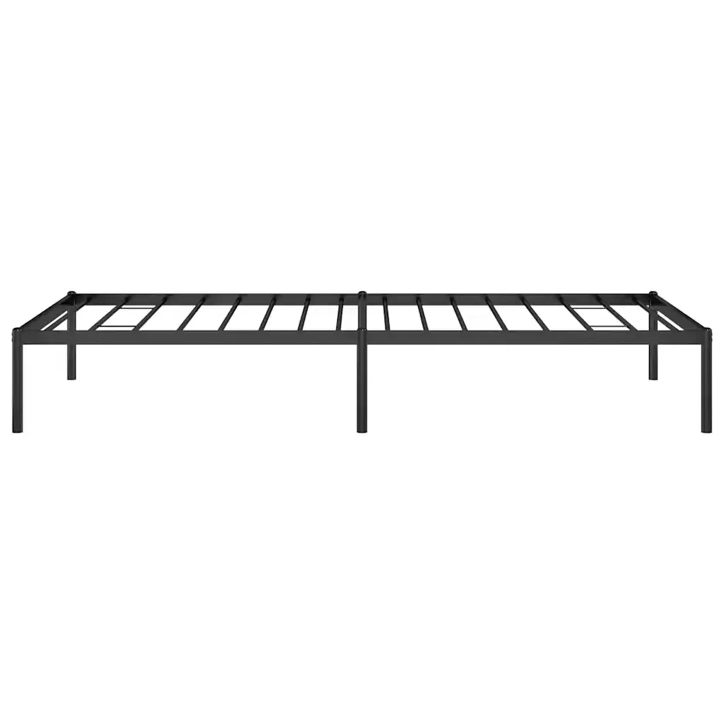 Letto singolo | Letto per adulti | Giroletto in Metallo Nero 90x200 cm - Image 6