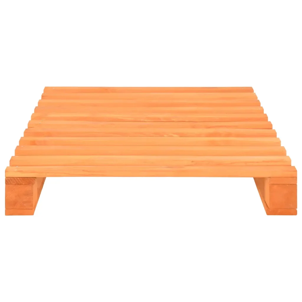 Letto singolo | Letto per adulti | Giroletto in Pallet Marrone Legno Massello di Pino 90x200 cm - Image 3