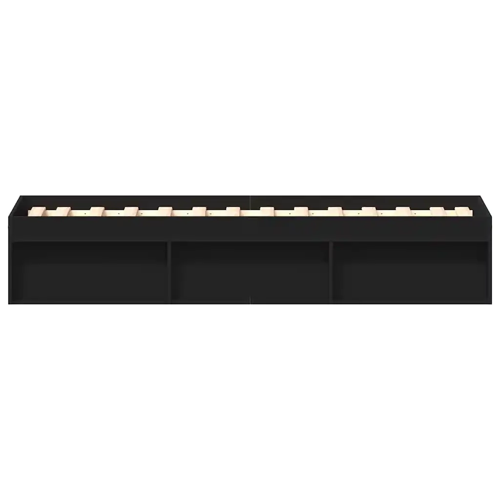 Letto singolo | Letto per adulti | Giroletto Nero 90x200 cm - Image 6