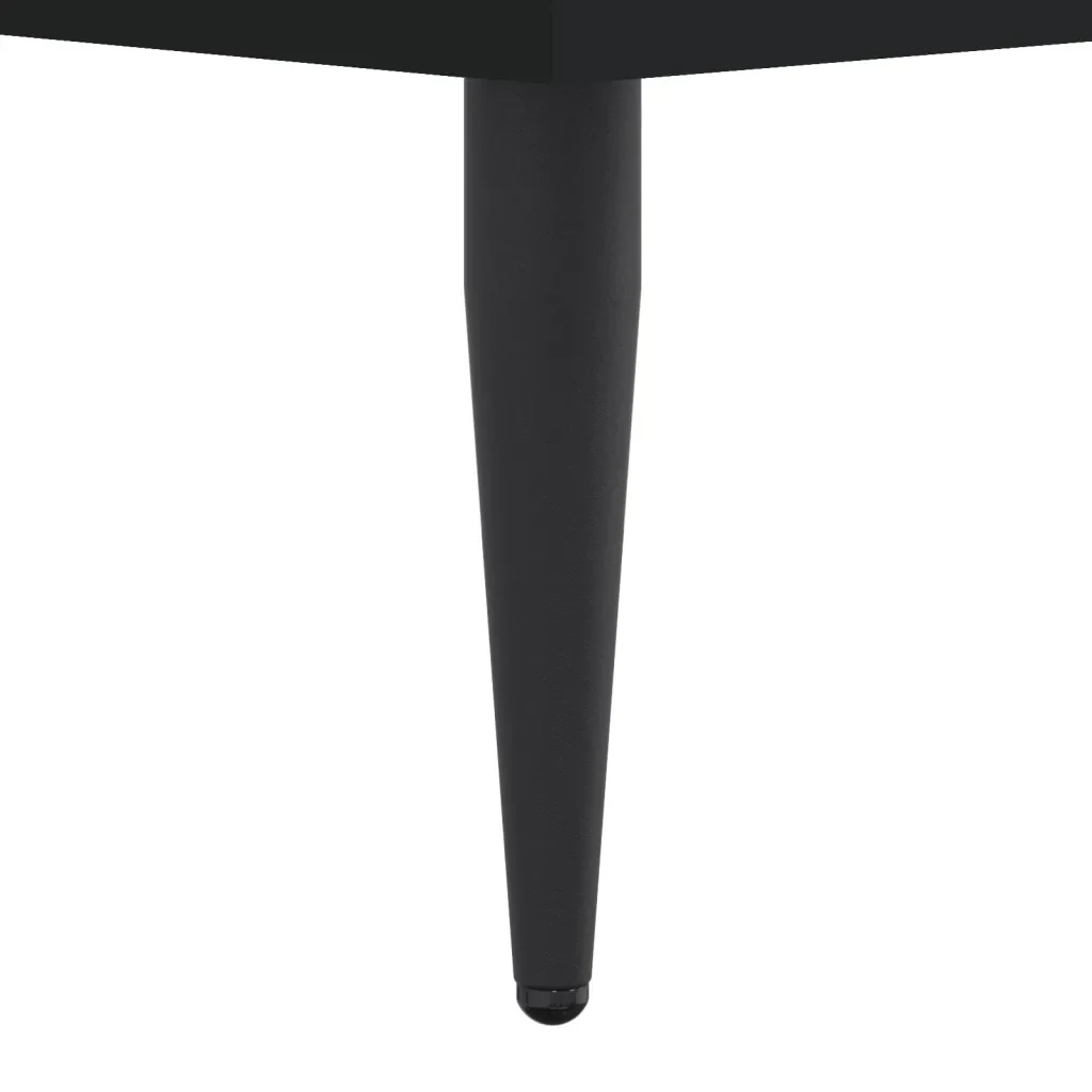 Letto singolo | Letto per adulti | Giroletto Nero 90x200 cm in Legno Multistrato - Image 8