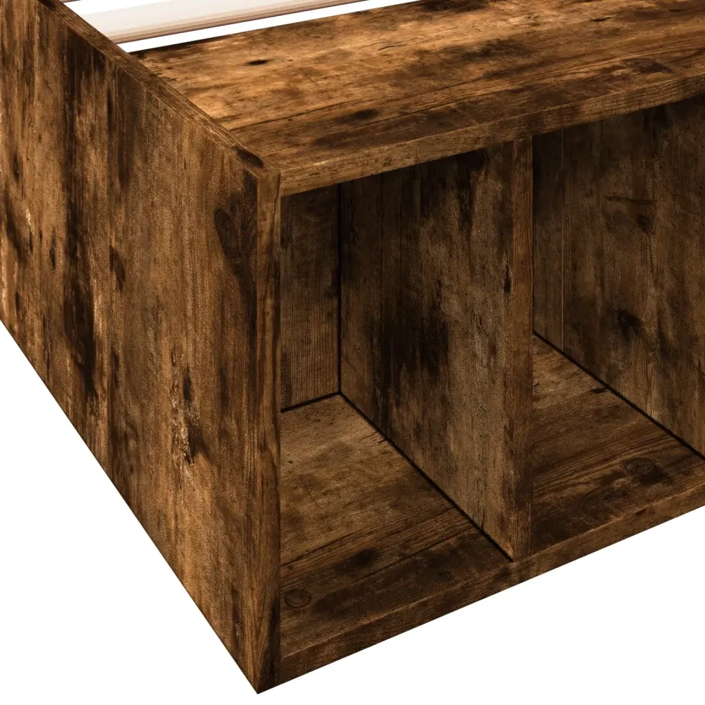 Letto singolo | Letto per adulti | Giroletto Rovere Fumo 100x200 cm in Legno Multistrato - Image 7
