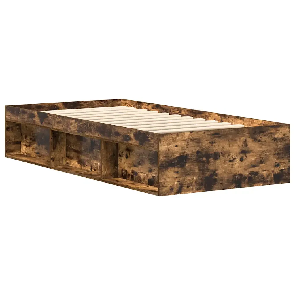 Letto singolo | Letto per adulti | Giroletto Rovere Fumo 75x190 cm Small Single - Image 3