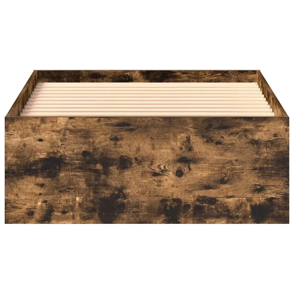 Letto singolo | Letto per adulti | Giroletto Rovere Fumo 90x190 cm - Image 5