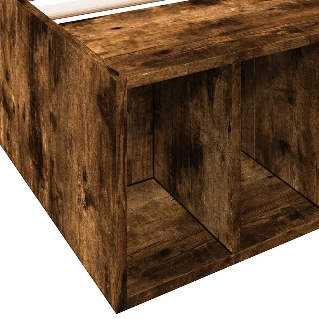Letto singolo | Letto per adulti | Giroletto Rovere Fumo 90x190 cm in Legno Multistrato - Image 7
