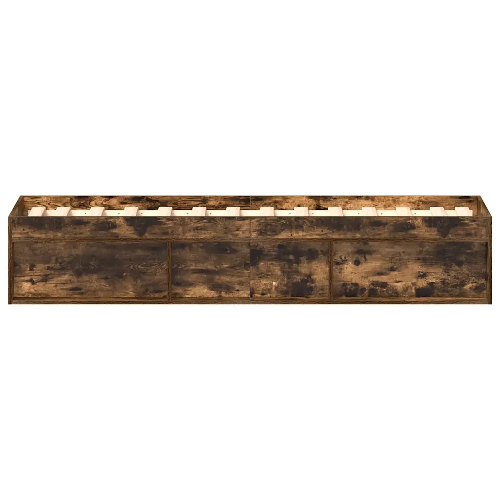 Letto singolo | Letto per adulti | Giroletto Rovere Fumo 90x200 cm - Image 6