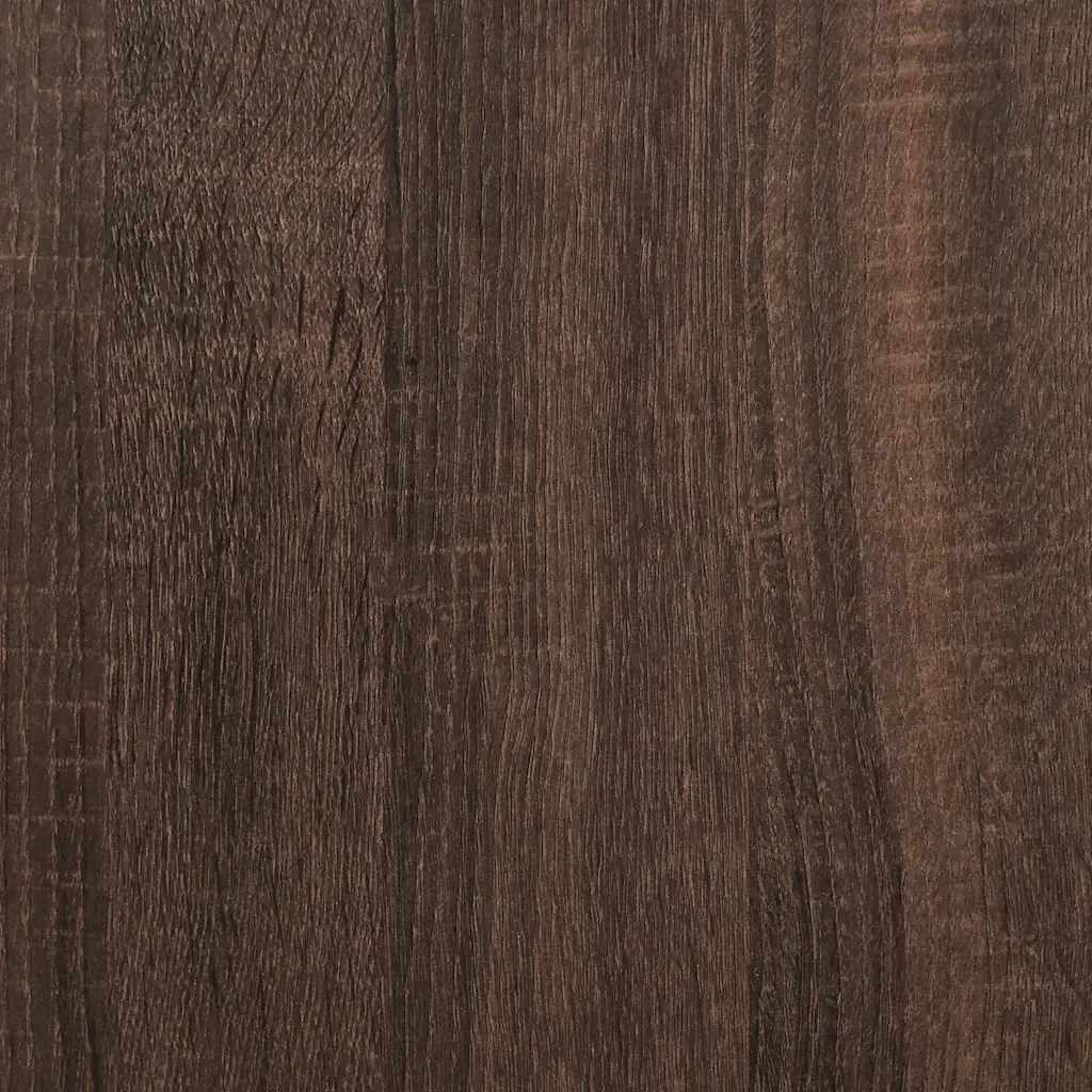 Letto singolo | Letto per adulti | Giroletto Rovere Marrone 100x200 cm in Legno Multistrato - Image 8