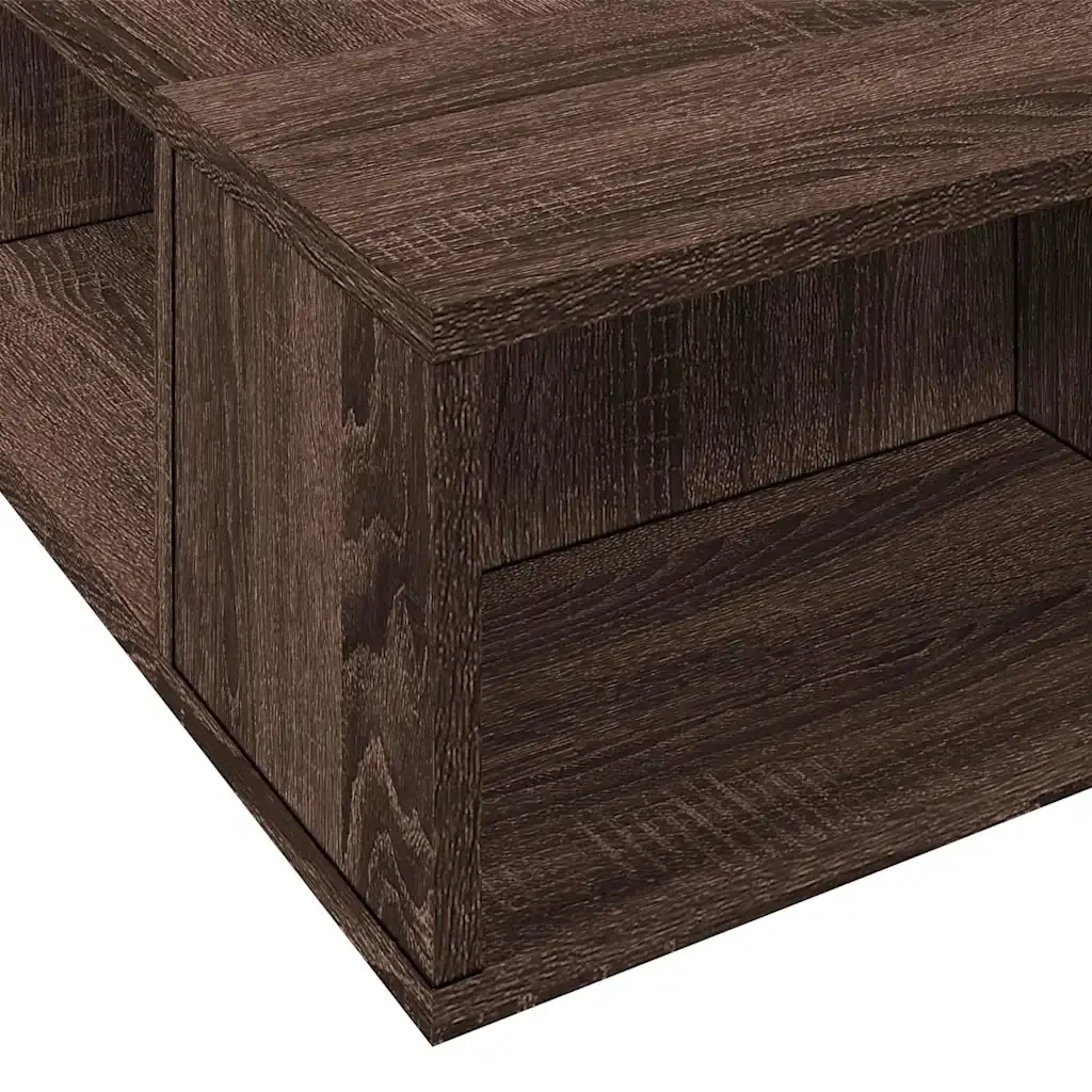 Letto singolo | Letto per adulti | Giroletto Rovere Marrone 90x190 cm in Legno Multistrato - Image 7
