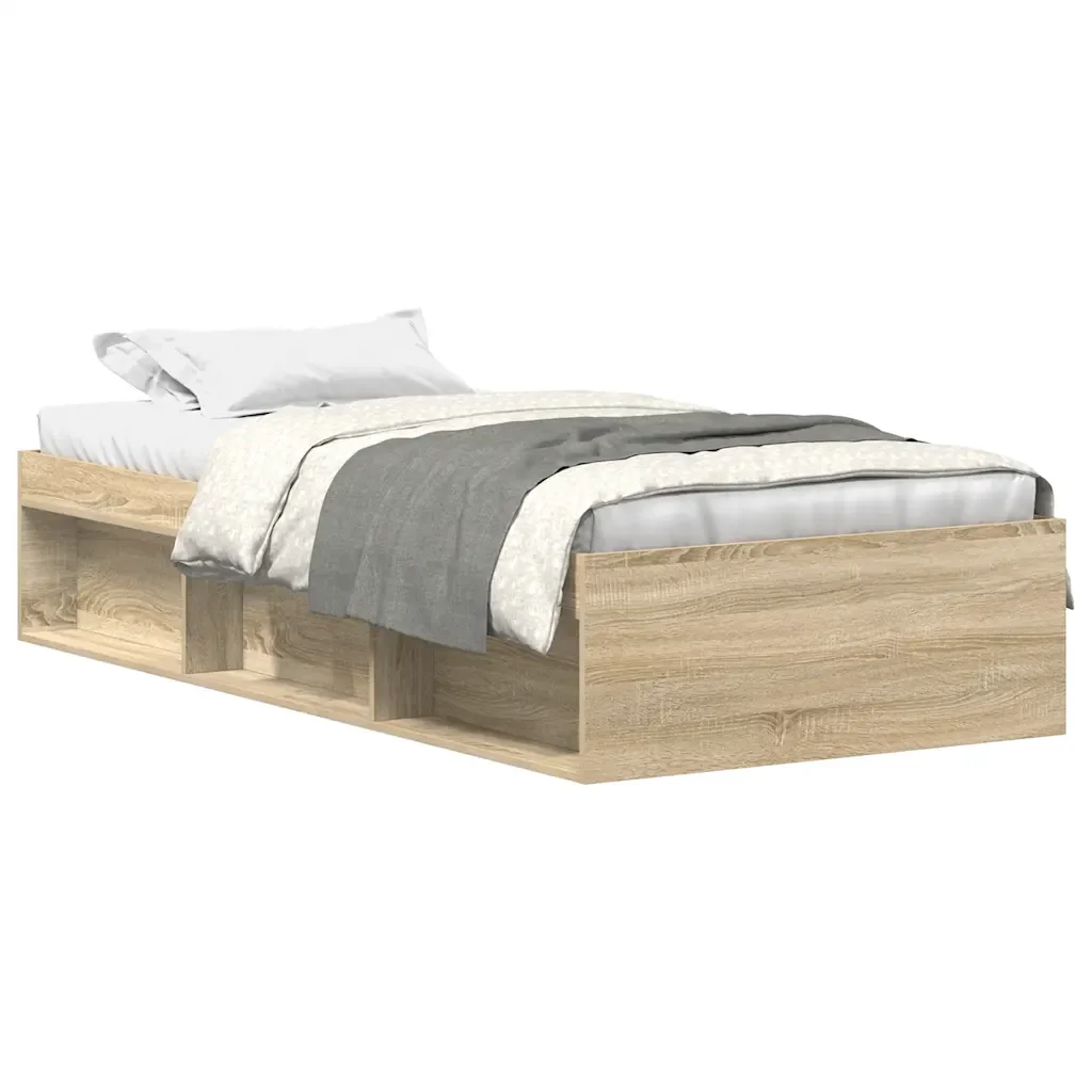 Letto singolo | Letto per adulti | Giroletto Rovere Sonoma 75x190 cm Small Single