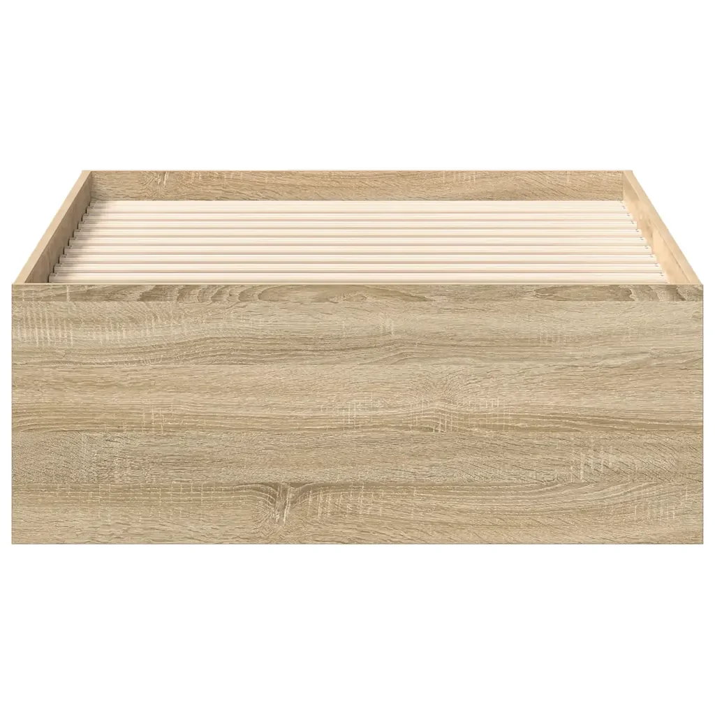 Letto singolo | Letto per adulti | Giroletto Rovere Sonoma 75x190 cm Small Single - Image 5
