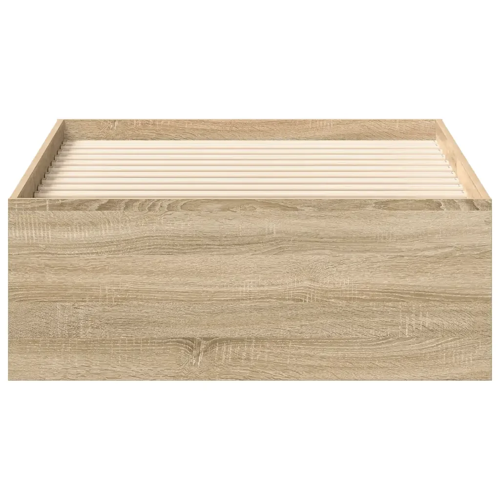 Letto singolo | Letto per adulti | Giroletto Rovere Sonoma 90x190 cm - Image 5