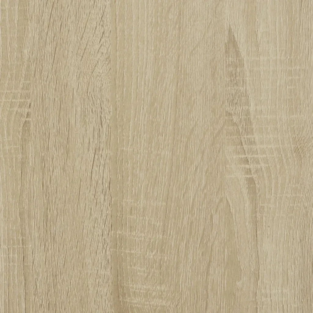 Letto singolo | Letto per adulti | Giroletto Rovere Sonoma 90x190cm in Legno Multistrato e Metallo - Image 8